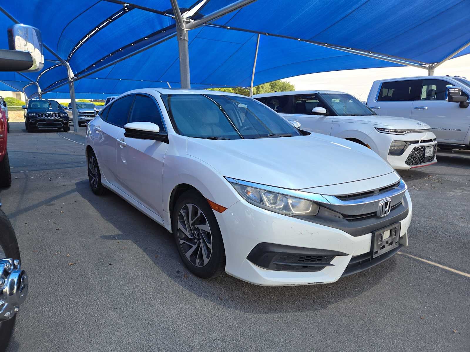 Used 2017 Honda Civic EX with VIN 2HGFC2F7XHH543365 for sale in Decatur, TX