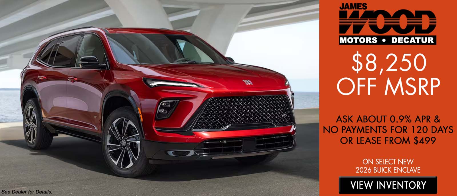 $8,250 Off MSRP, Ask about 0.9% APR and No Payments for 120 