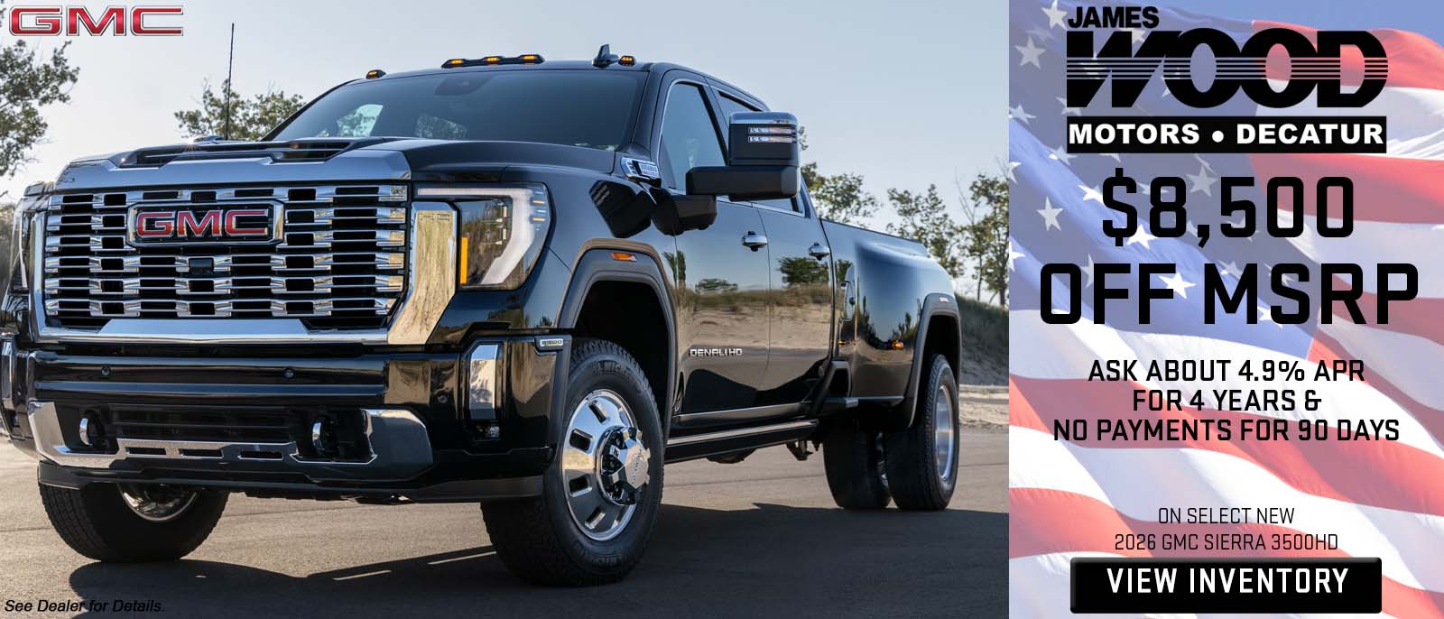 ON SELECT NEW 2026 GMC SIERRA 3500HD
