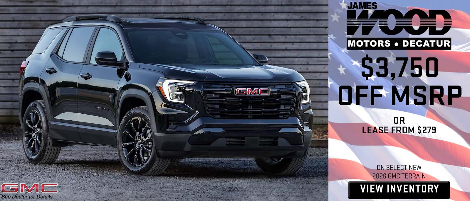 ON SELECT NEW 2026 GMC TERRAIN