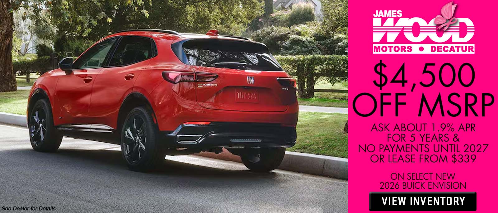 Save with James Wood Motors