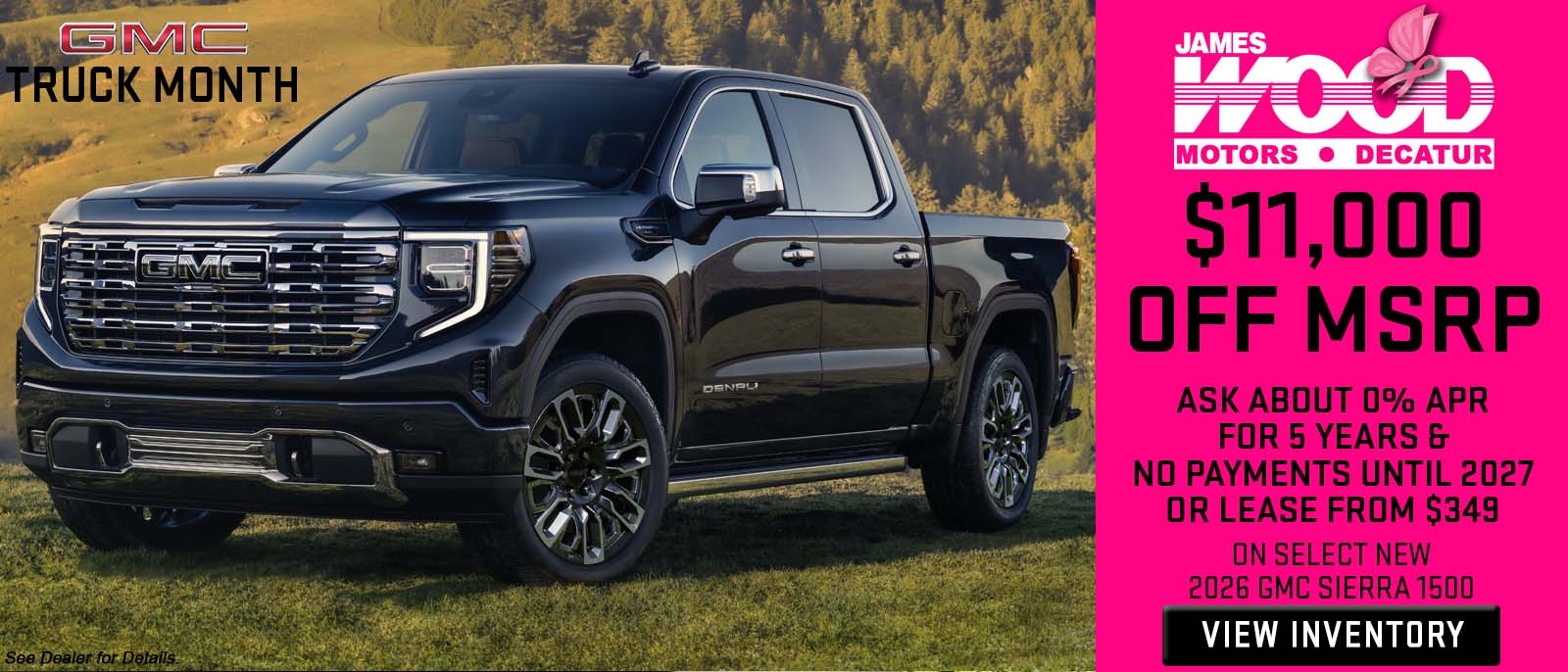 Save with James Wood Motors