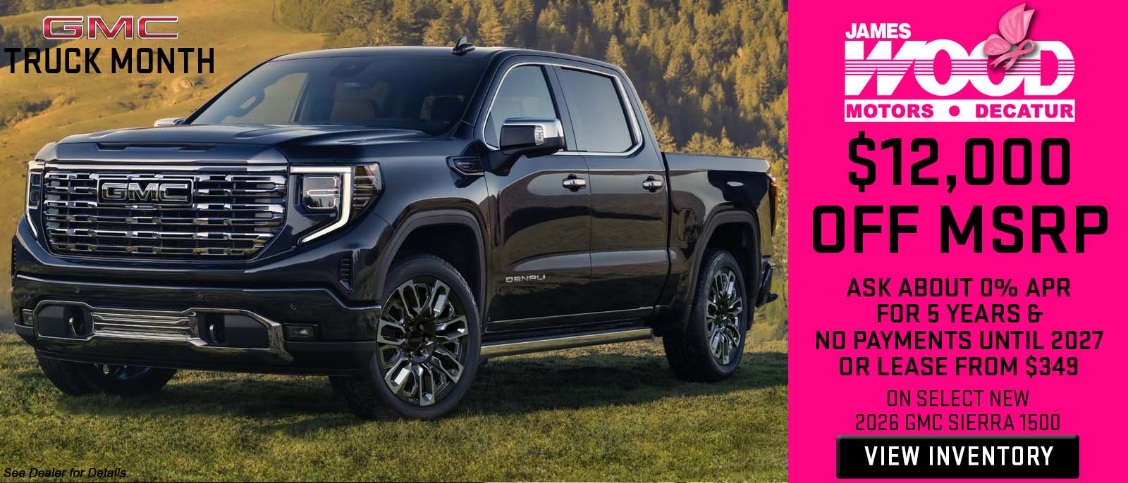 Save with James Wood Motors