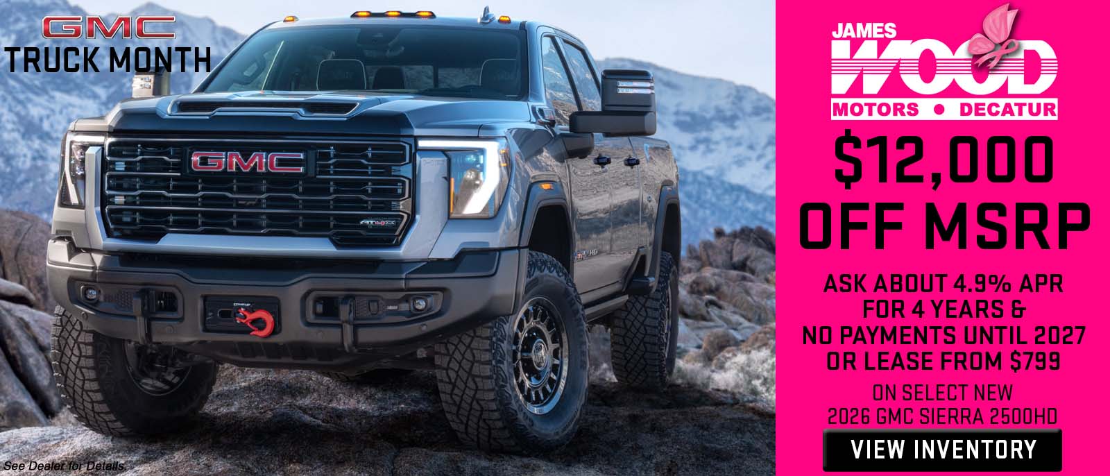 Save with James Wood Motors