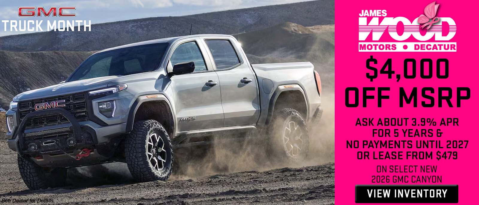 Save with James Wood Motors