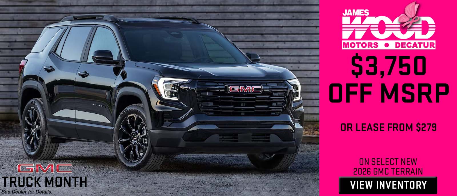 Save with James Wood Motors