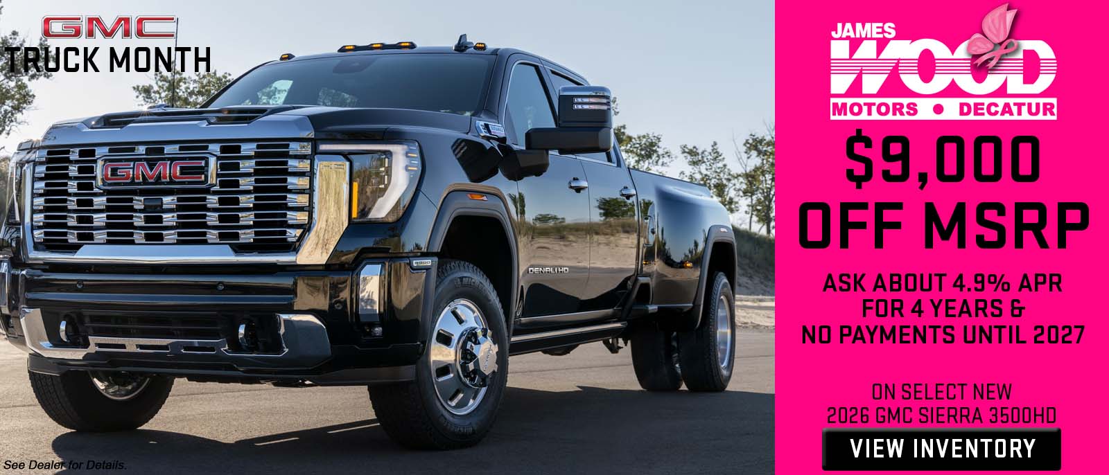 Save with James Wood Motors