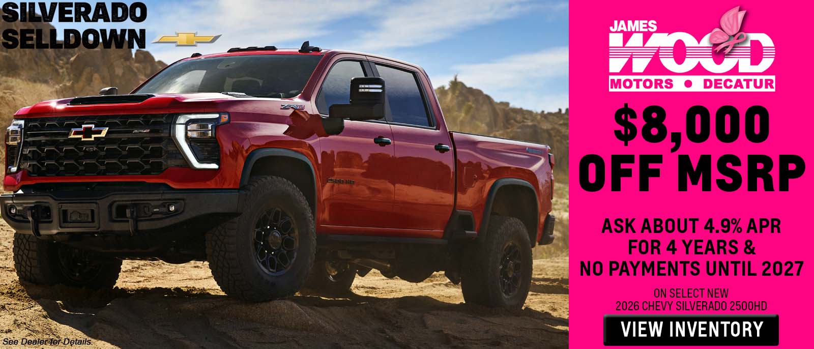 Save with James Wood Motors