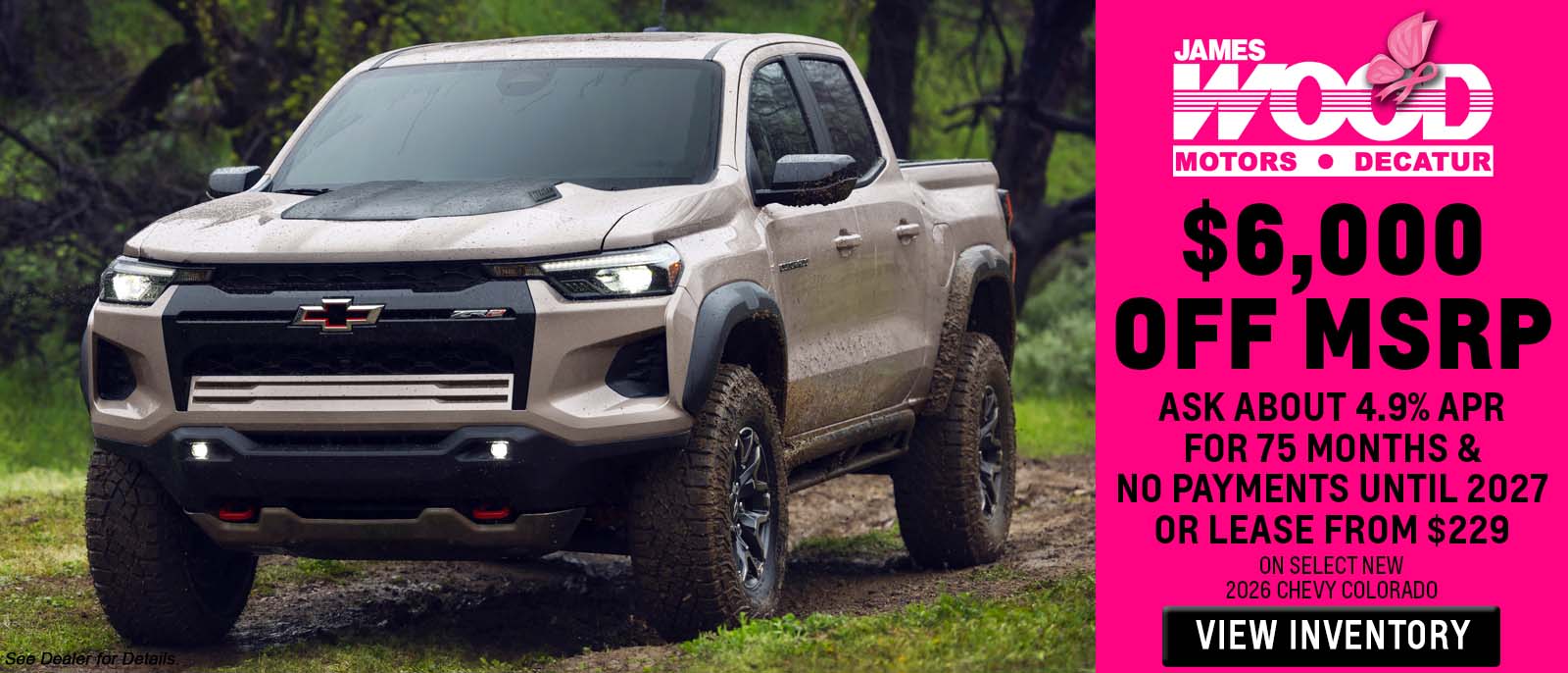 Save with James Wood Motors