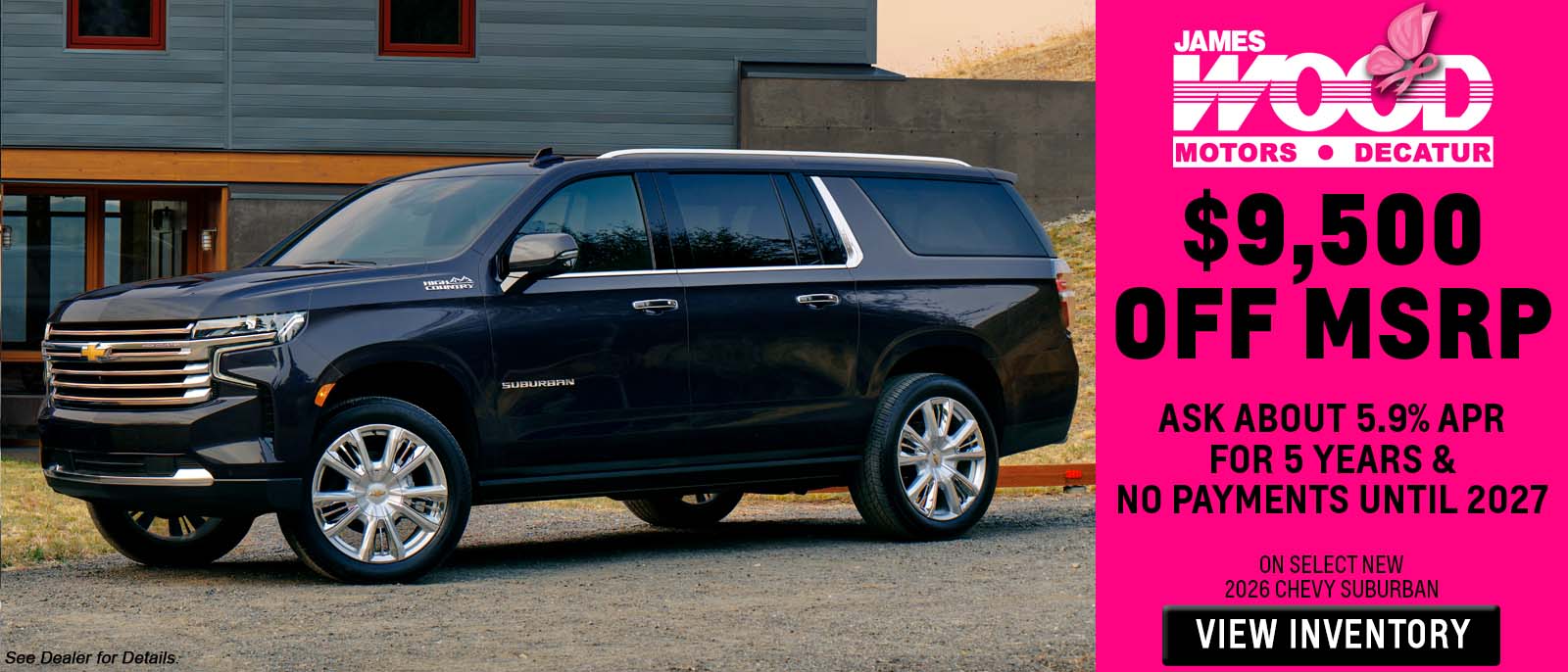 Save with James Wood Motors