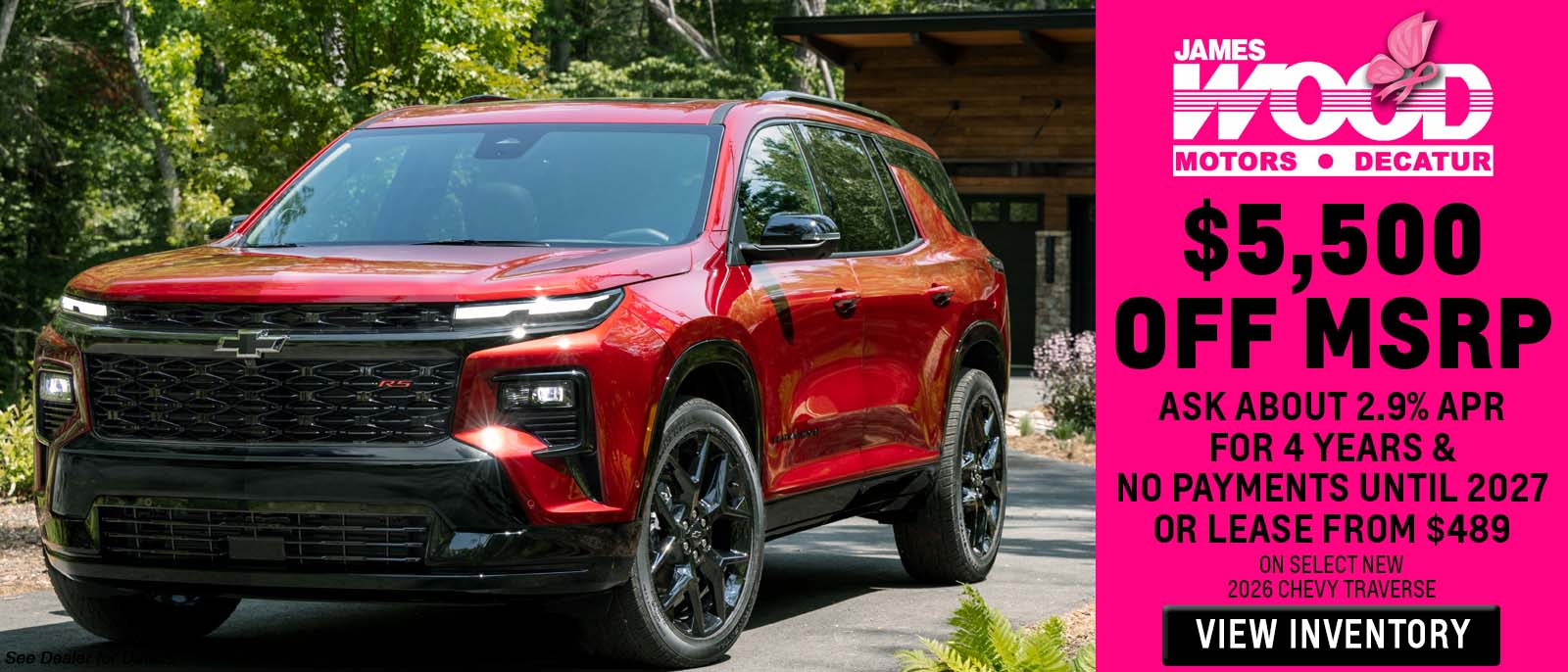 Save with James Wood Motors