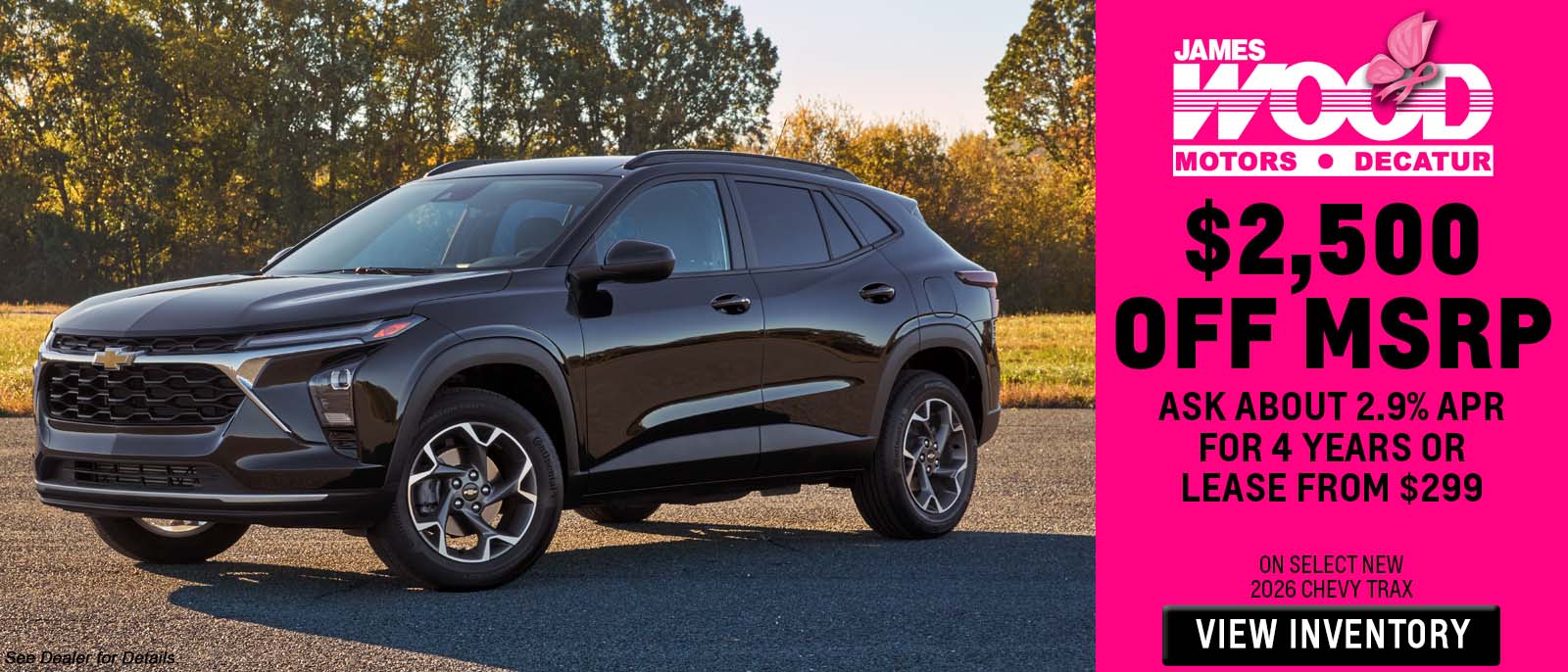 Save with James Wood Motors