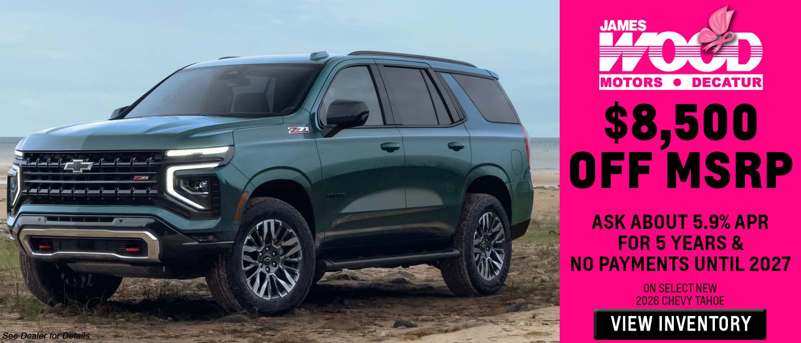 Save with James Wood Motors