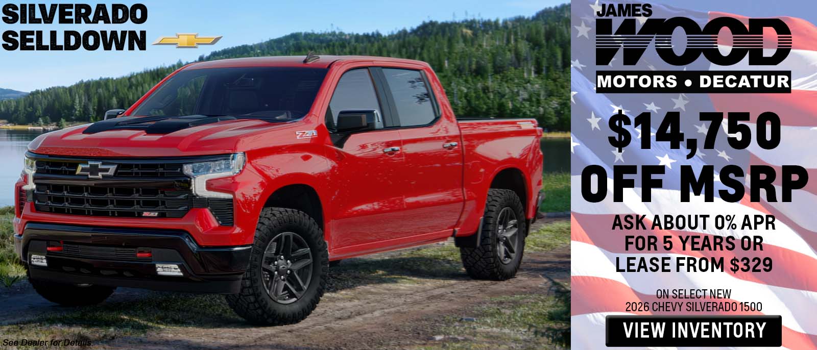 Save on Chevy at James Woods!