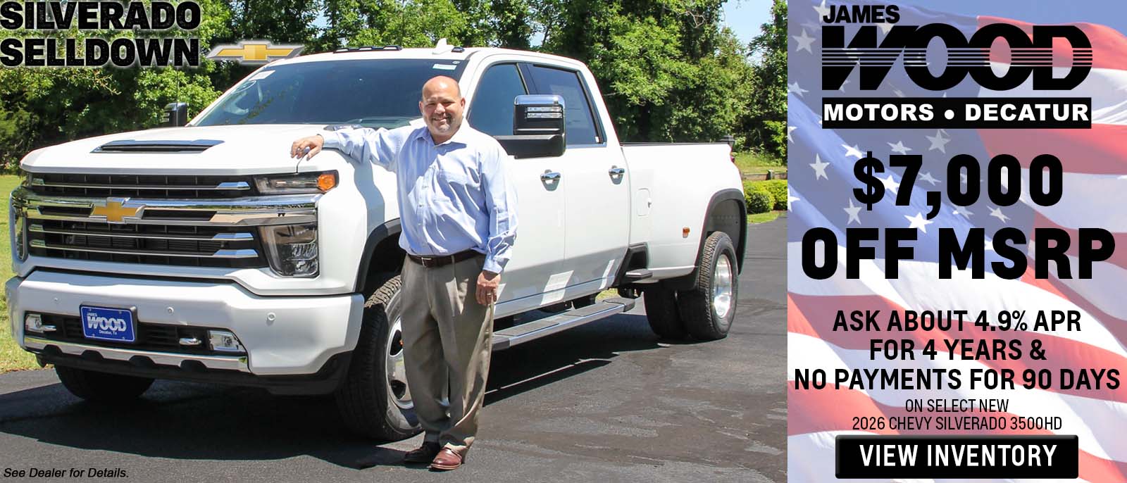 Save on Chevy at James Woods!