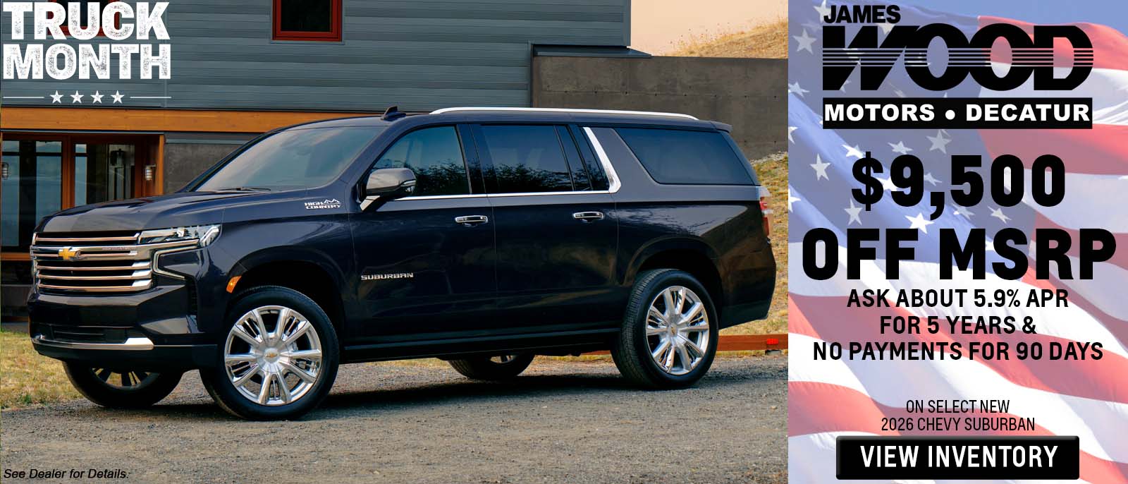 Save on Chevy at James Woods!