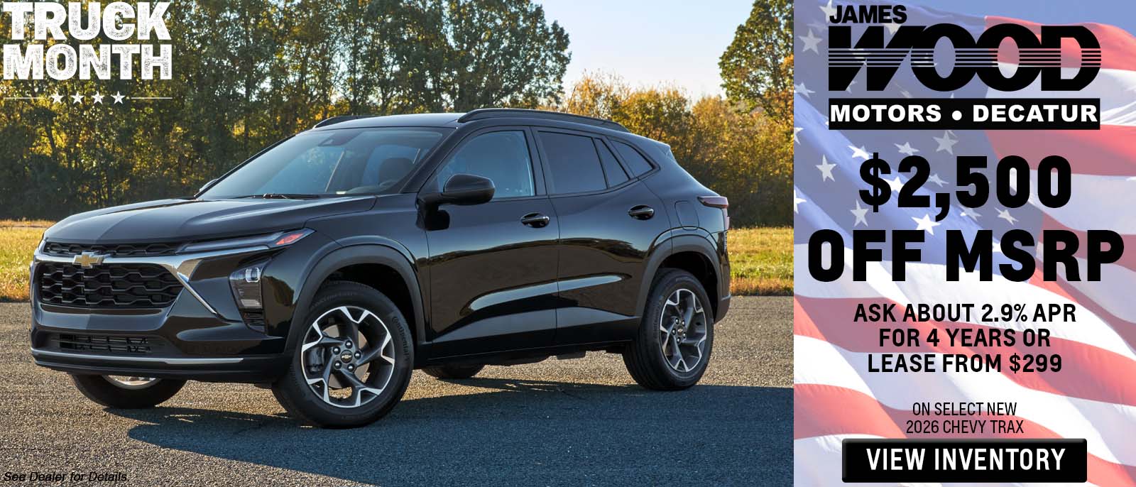 Save on Chevy at James Woods!