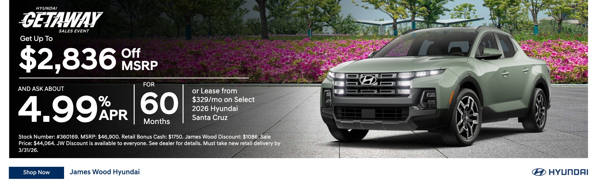 Get Up To $2,836 Off MSRP