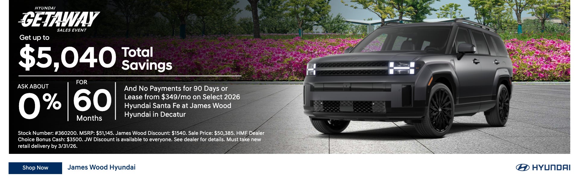 Get up to $5,040 Total Savings