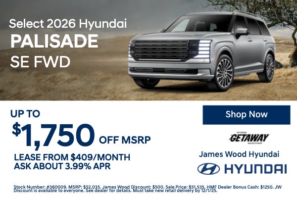  Select 2026 Hyundai Palisade