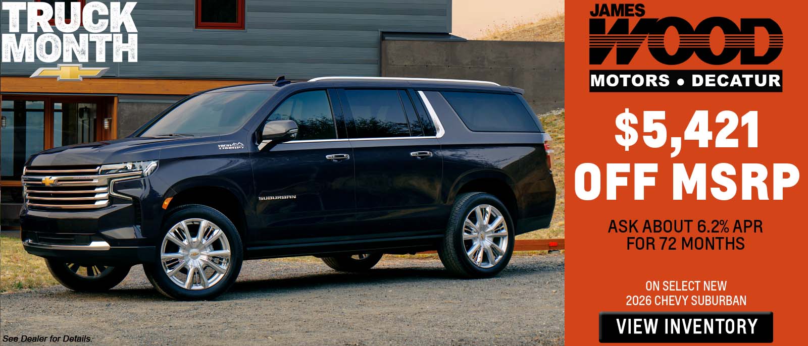 $5,421 Off MSRP, Ask about 6.2% APR for 72 Months on Select 