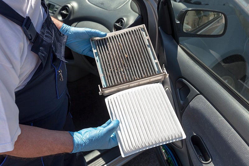 REPLACE CABIN AIR FILTER
